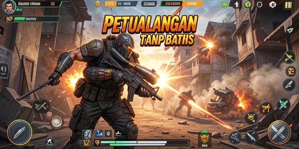 Screenshot gameplay 333666 yang penuh aksi dan tantangan.