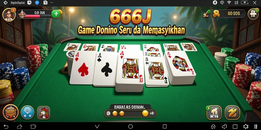 Gameplay Domino yang mendebarkan dan seru di 666J.