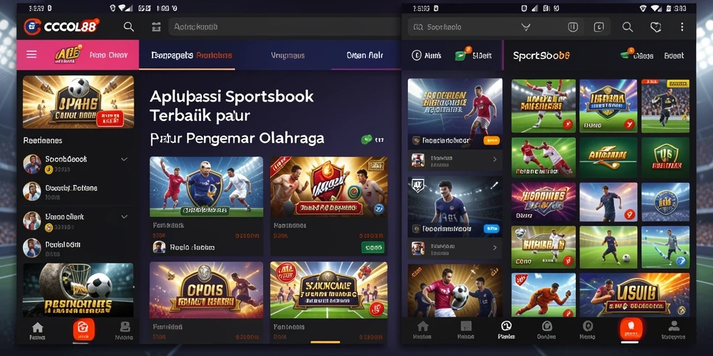 Tampilan gameplay COCOL88 yang menarik dalam taruhan olahraga.