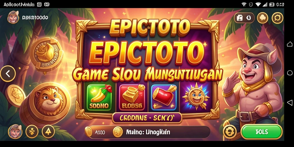 Tampilan gameplay EPICTOTO yang menarik pada slot.