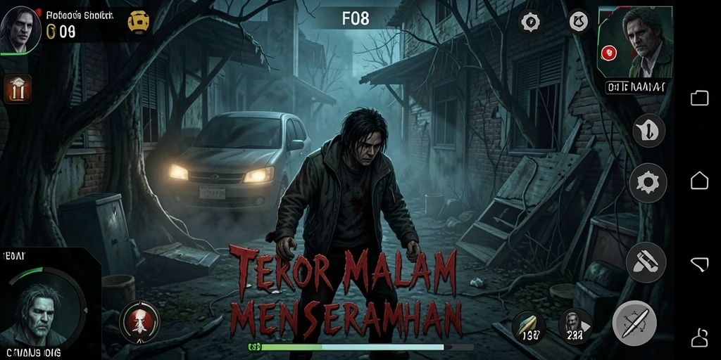 Gameplay seram FO8 menampilkan suasana yang mencekam dan menghantui.