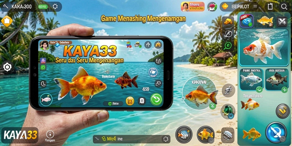 Gameplay seru memancing ikan di KAYA33 yang menantang.