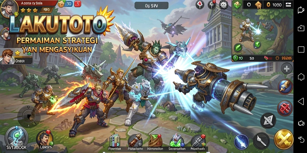 Tampilan menarik dan gameplay strategis LAKUTOTO.