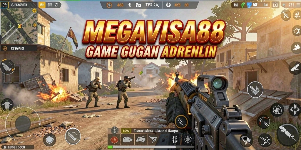 Tampilan gameplay seru dari MEGAVISA88 dalam aksi TPS.