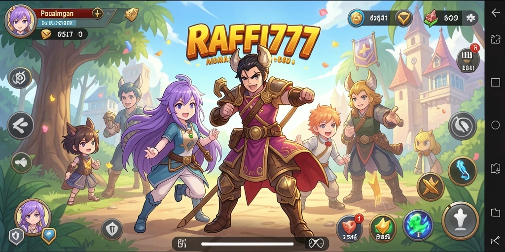 Screenshot RAFFI777 yang menampilkan aksi seru dalam dunia Anime.