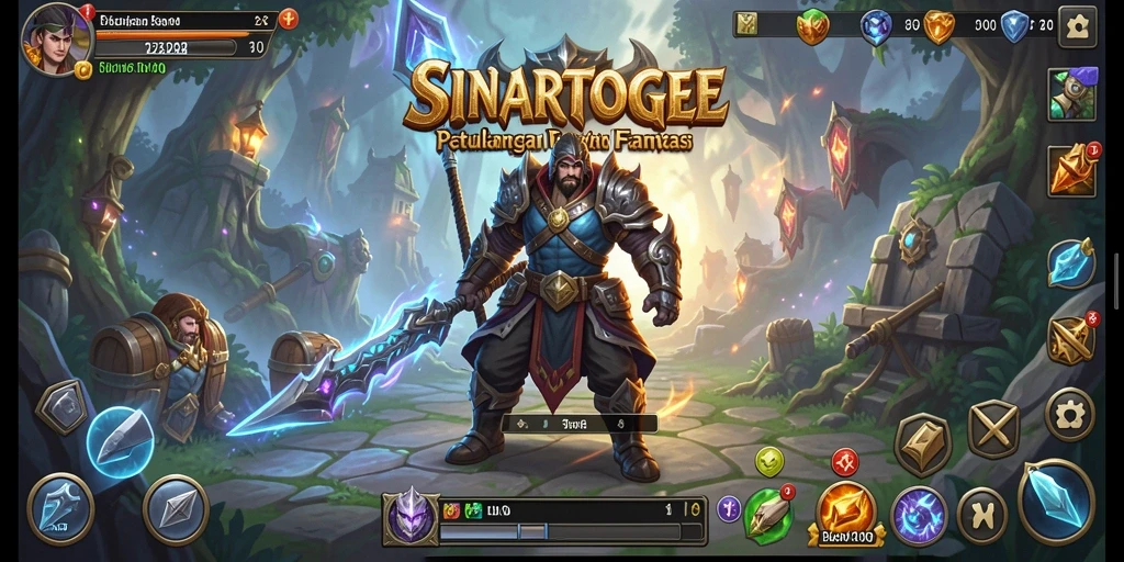 Menampilkan aksi menarik dalam permainan ARPG SINARTOGEL.