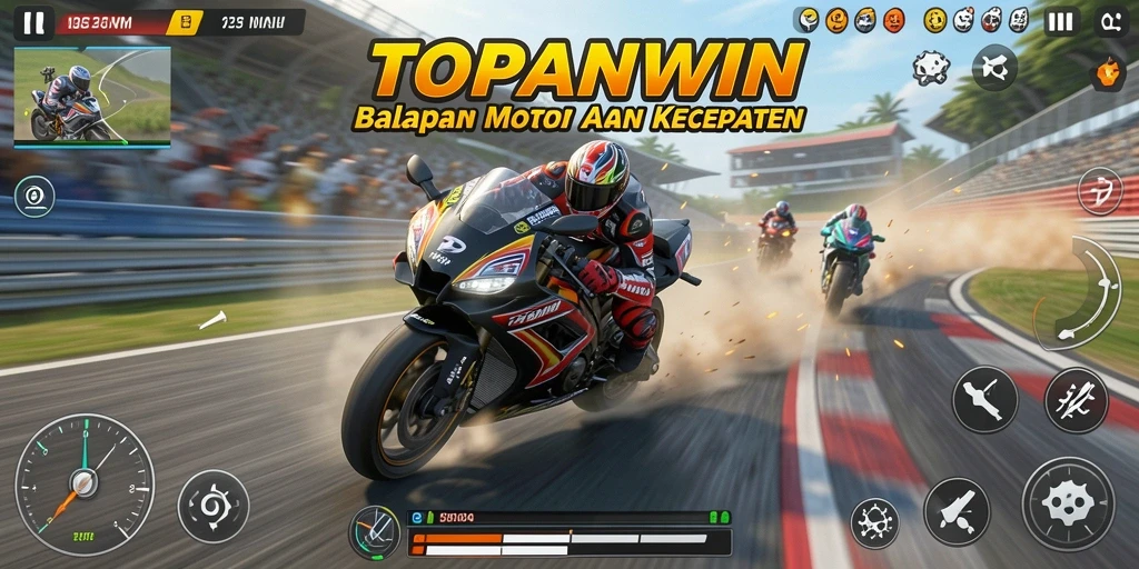 Tampilan gameplay seru dan mendebarkan dari TOPANWIN.