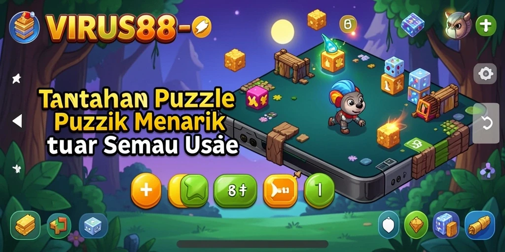 Gameplay menarik dari VIRUS88 yang menampilkan teka-teki seru.