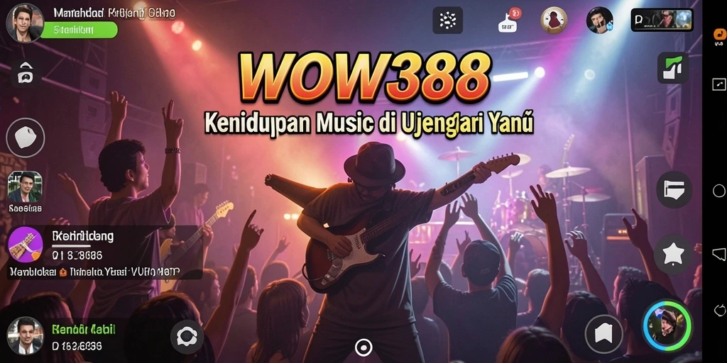 Tampilan gameplay WOW388 dengan berbagai tantangan musik yang mengasyikkan.